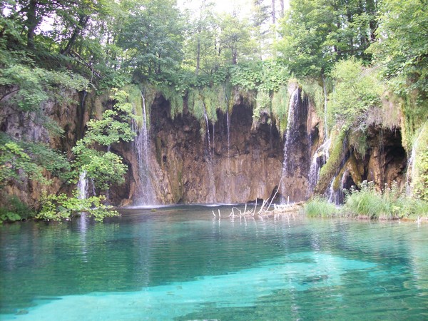 Une des cascades de Plitvice