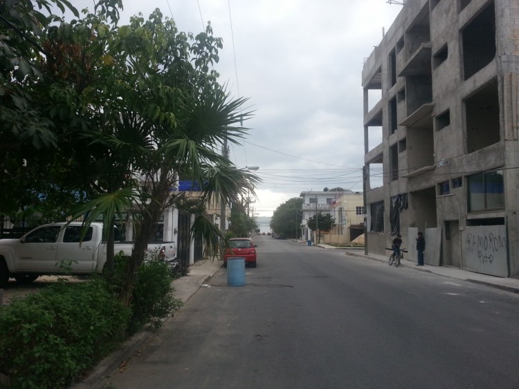 Une rue à Playa del Carmen
